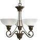Pavilion 3 Light 24 inch Antique Bronze Chandelier Ceiling Light