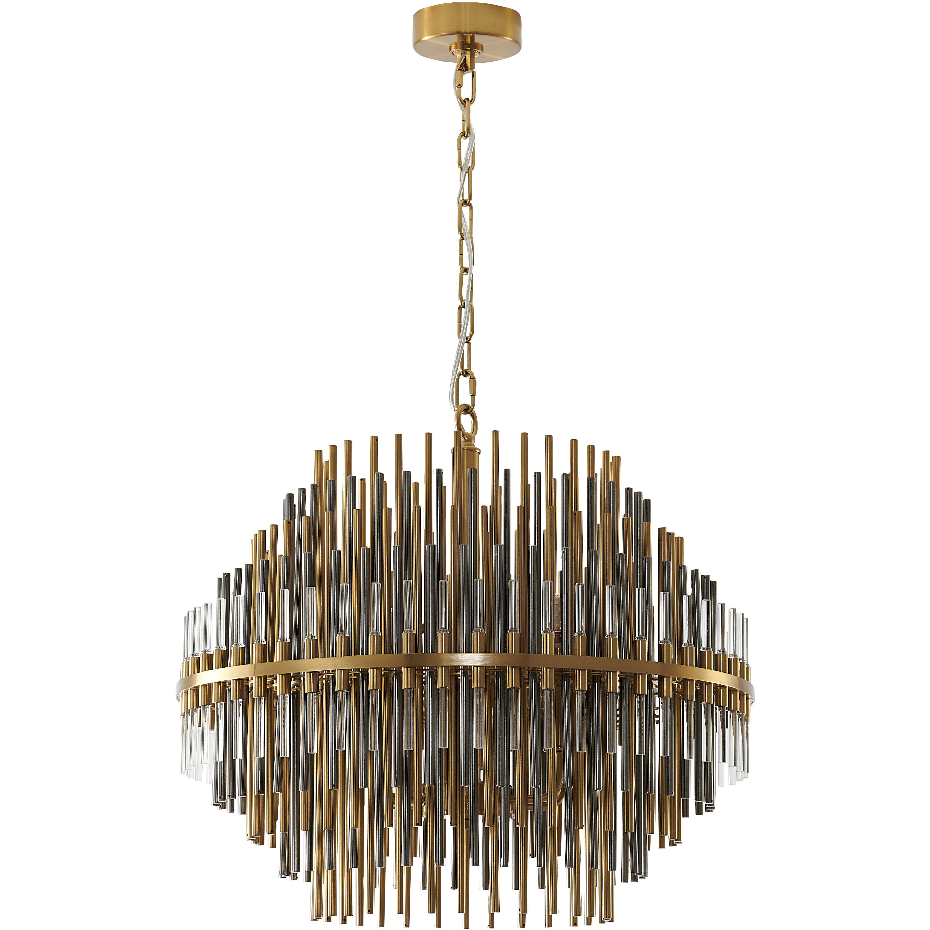 Canada 6 Light 24 inch Brass Chandelier Ceiling Light