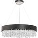 Signature Soleil LED 26 inch Black Pendant Ceiling Light, Schonbek Signature