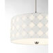 Patchwork 3 Light 22 inch Polished Nickel Pendant Ceiling Light