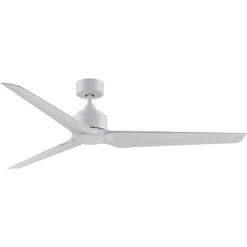 TriAire Custom Matte White Indoor/Outdoor Ceiling Fan Motor, Marine Grade