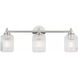 C&M by Chapman & Myers Barstow 3 Light 25.50 inch Bathroom Vanity Light