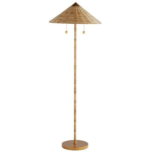 Terrace Natural Floor Lamp Portable Light