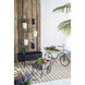 Anita Black/White Plant Stand