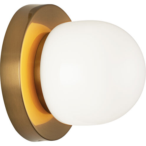 Pizzazz Wall Sconce Wall Light in Aged Gold Brass
