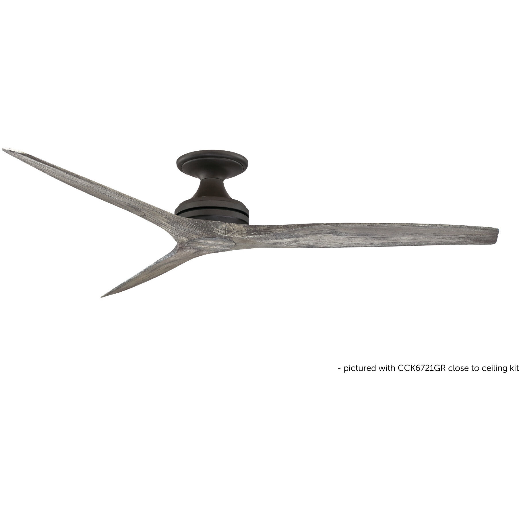 Spitfire Dark Bronze Fan Motor Only, (Motor Only - Blades sold separately)