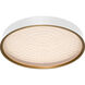 Pan 16 inch Matte White Flush Mount Ceiling Light