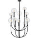 Alchemy 10 Light 30 inch Black Chandelier Ceiling Light