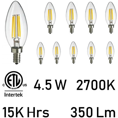 E12 LED E12 E12 4.50 watt 120 2700K LED Bulb