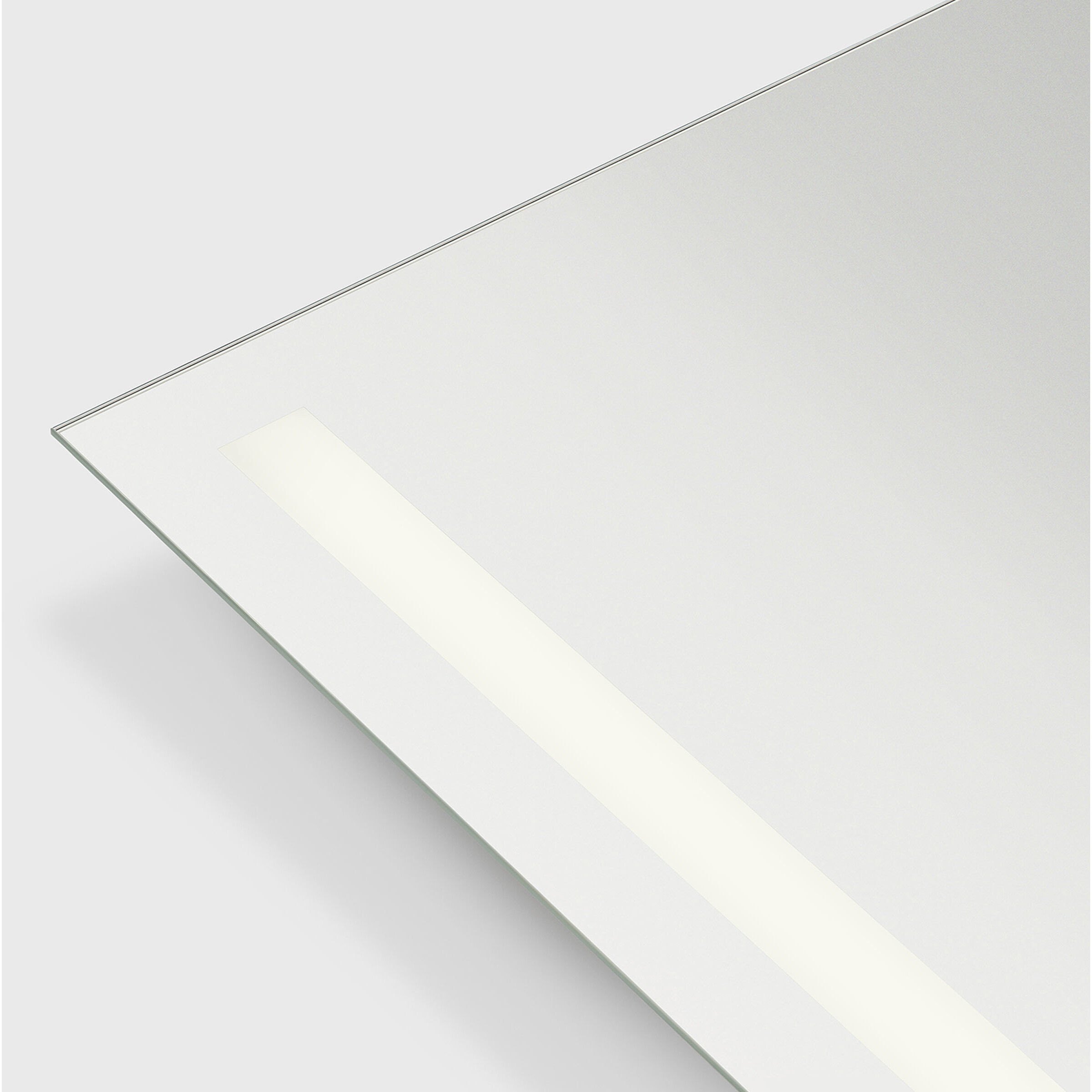 Lustro 36 X 30 inch Might Bright White LED Wall Mirror