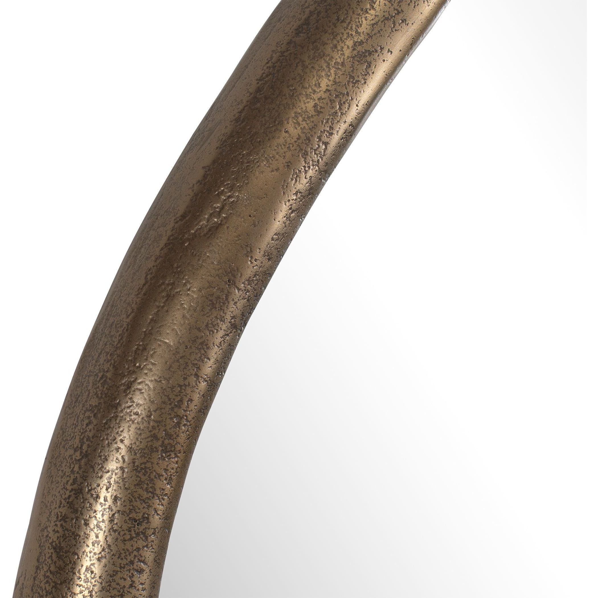 Ambrose 39 X 39 inch Antique Brass Indoor-Outdoor Mirror