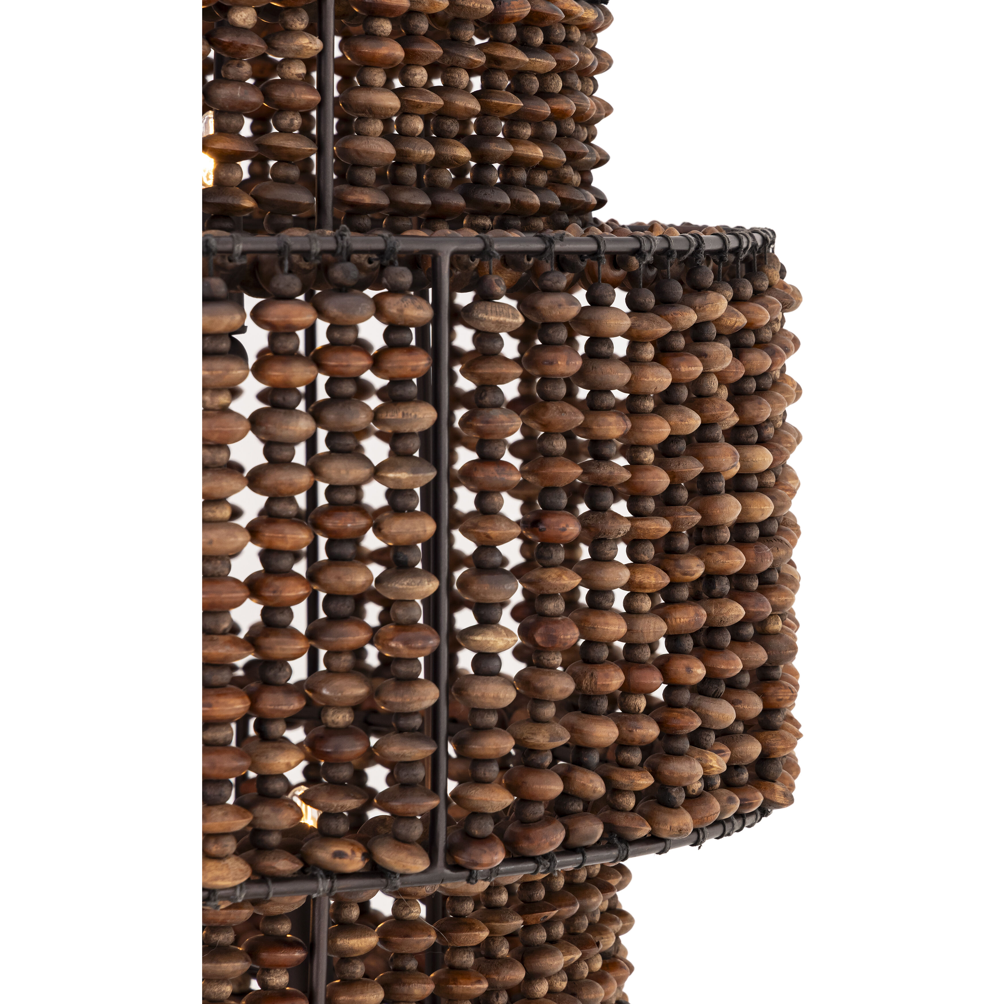 Beaudelle 9 Light 30 inch Dark Bronze Pendant Ceiling Light