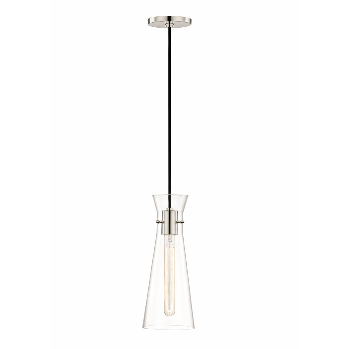 Anya 1 Light 6 inch Polished Nickel Pendant Ceiling Light