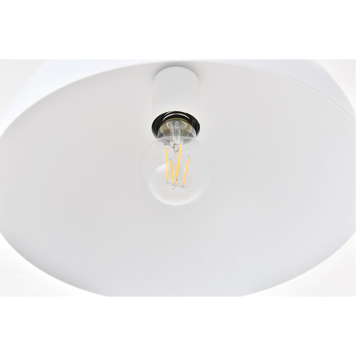 Forte 1 Light 12 inch White Pendant Ceiling Light