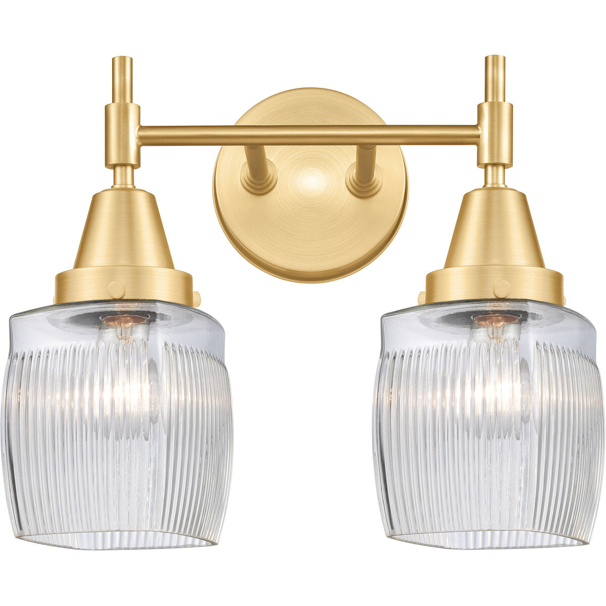 Caden 2 Light 15 inch Satin Gold Bath Vanity Light Wall Light