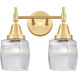 Caden 2 Light 15 inch Satin Gold Bath Vanity Light Wall Light
