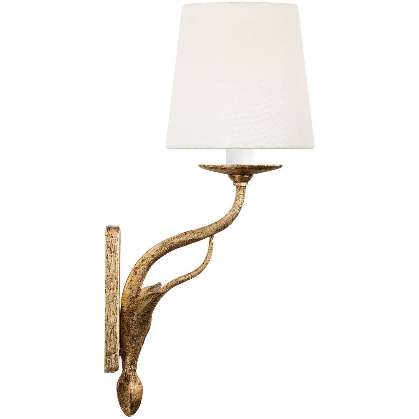 Chapman & Myers Amalfi LED 5 inch Milano Gold Sconce Wall Light