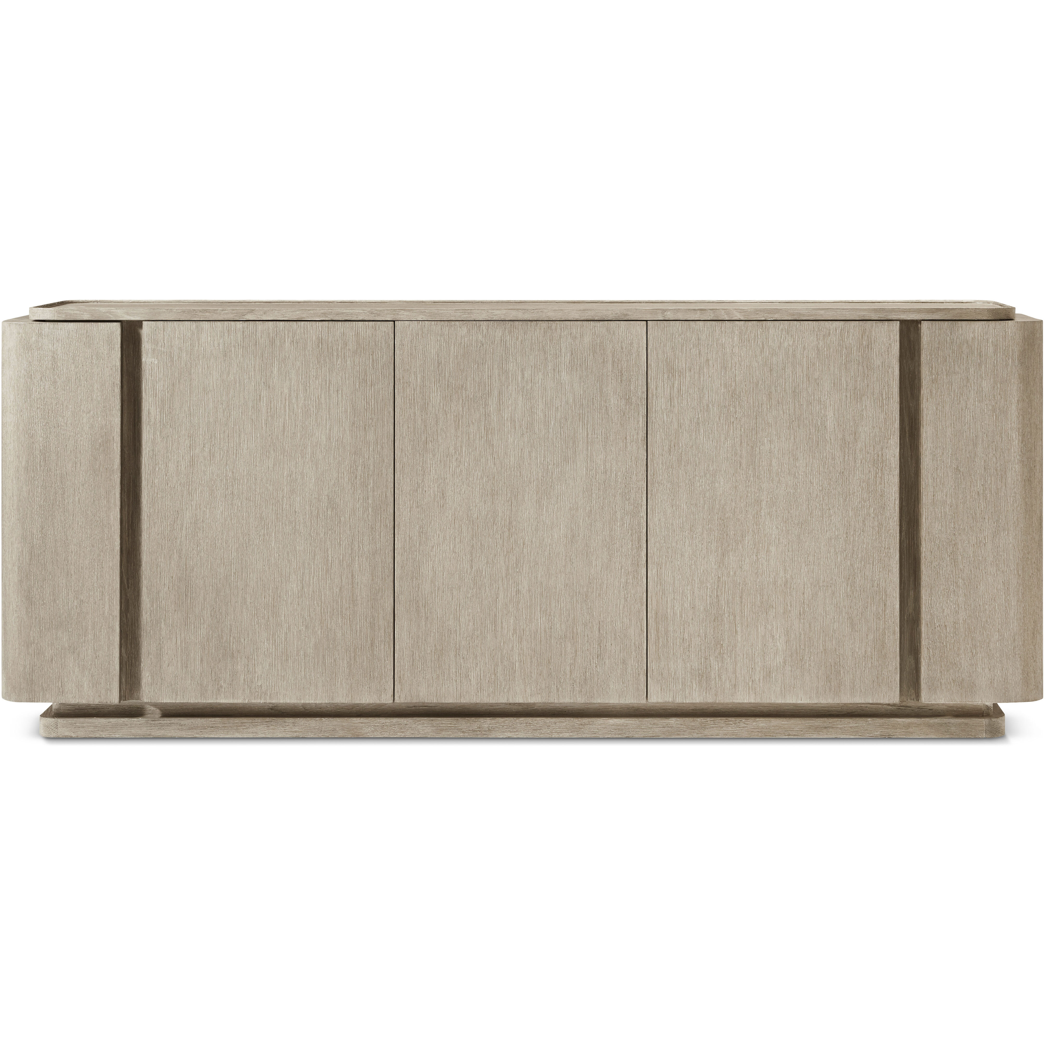 Repose 78.75 X 17.75 inch Grey Oak Sideboard, Wooden, 3-Door