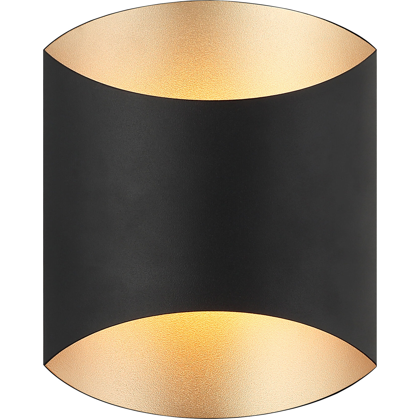 Barola LED 7 inch Matte Black Bath Vanity Light Wall Light