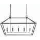 Arnold 5 Light 42 inch Antique Bronze Chandelier Ceiling Light