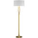 Brindille 60.69 inch 100 watt Modern Brass Floor Lamp Portable Light in Natural Anna