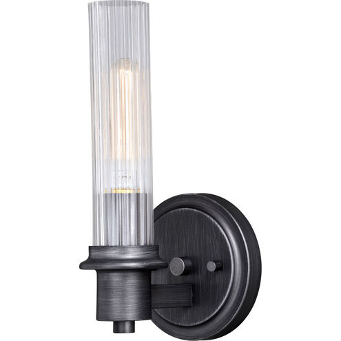 Astor 1 Light 5 inch Brushed Slate Wall Light