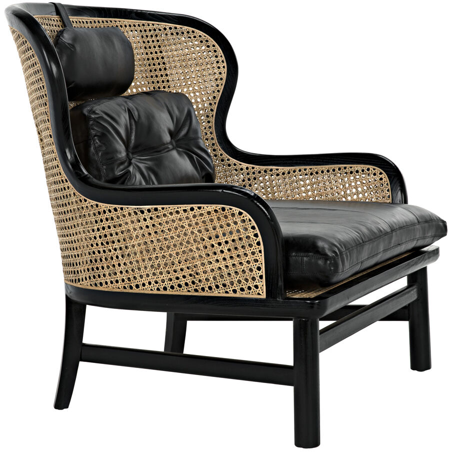 Marabu Charcoal Black Occasional Chair