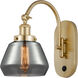 Franklin Restoration Fulton LED 7 inch Satin Gold Sconce Wall Light