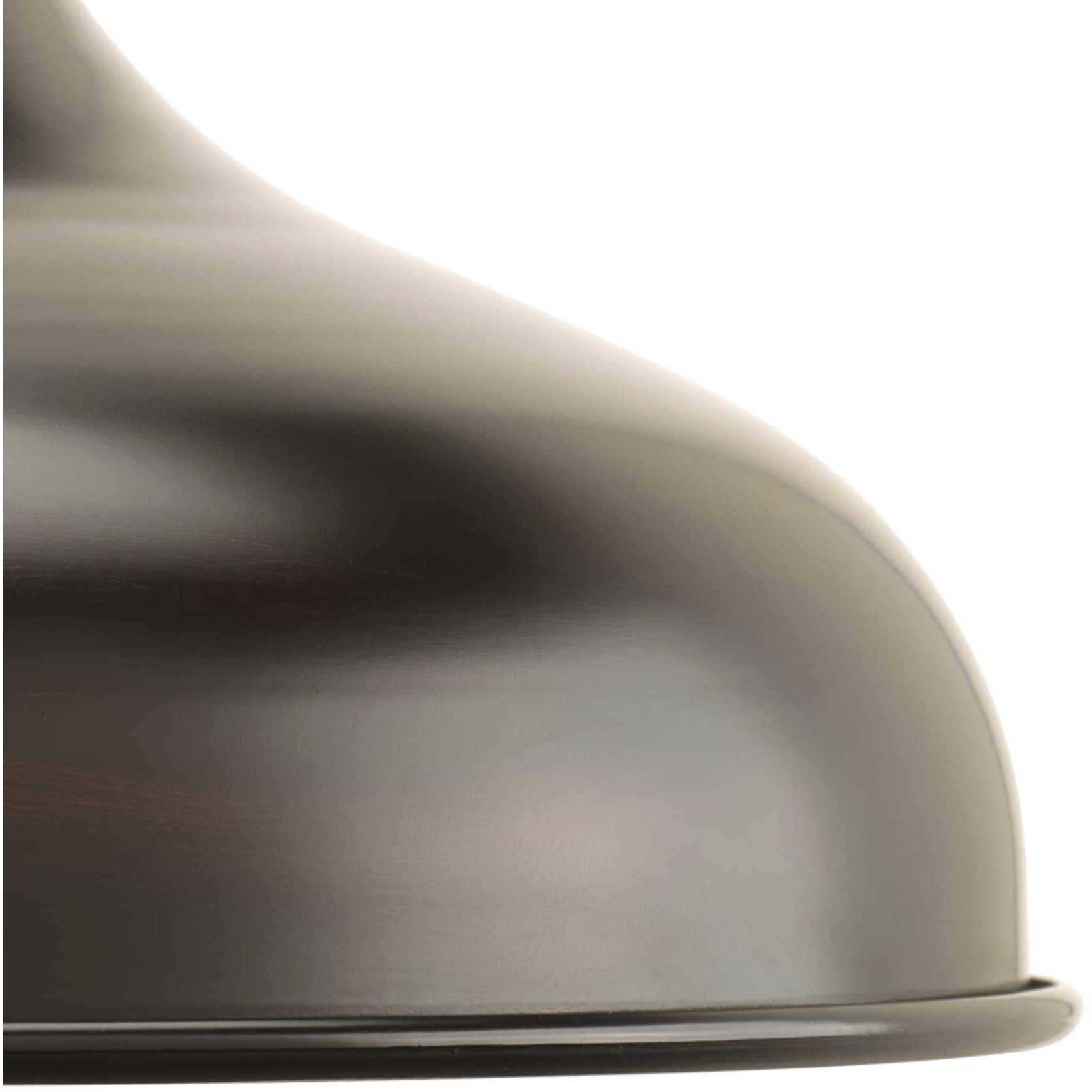 District Outdoor Wall Lantern in Antique Bronze, Standard Lamping, Large