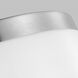 Rhett LED 12 inch Brushed Nickel Flush Mount Ceiling Light in Brushed Nickel Silver, Medium