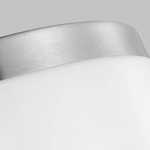 Rhett LED 12 inch Brushed Nickel Flush Mount Ceiling Light in Brushed Nickel Silver, Medium