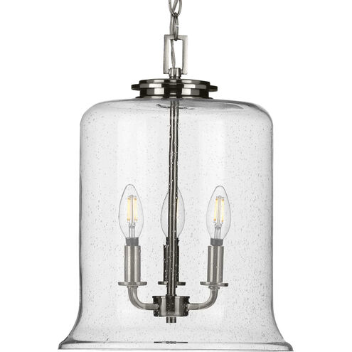 Winslett 3 Light Brushed Nickel Pendant Ceiling Light 