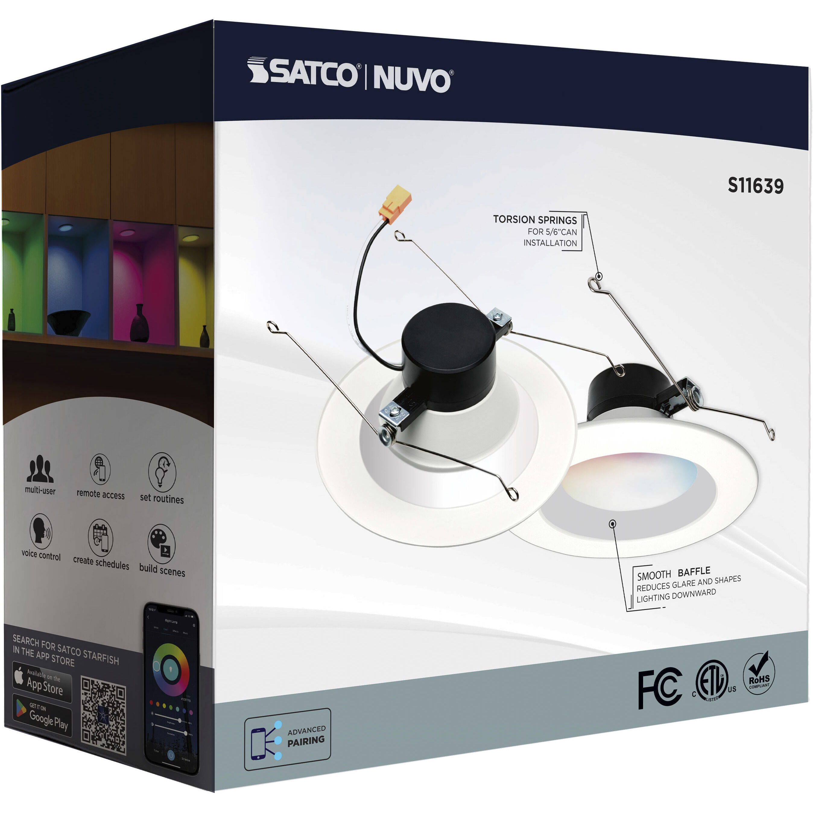 Starfish Integrated LED White Recessed