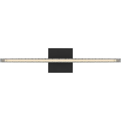 Mick De Giulio Serre LED 24 inch Nightshade Black Bath Vanity Wall Light