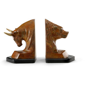 Wildwood Oxidized Bookends, Set of 2