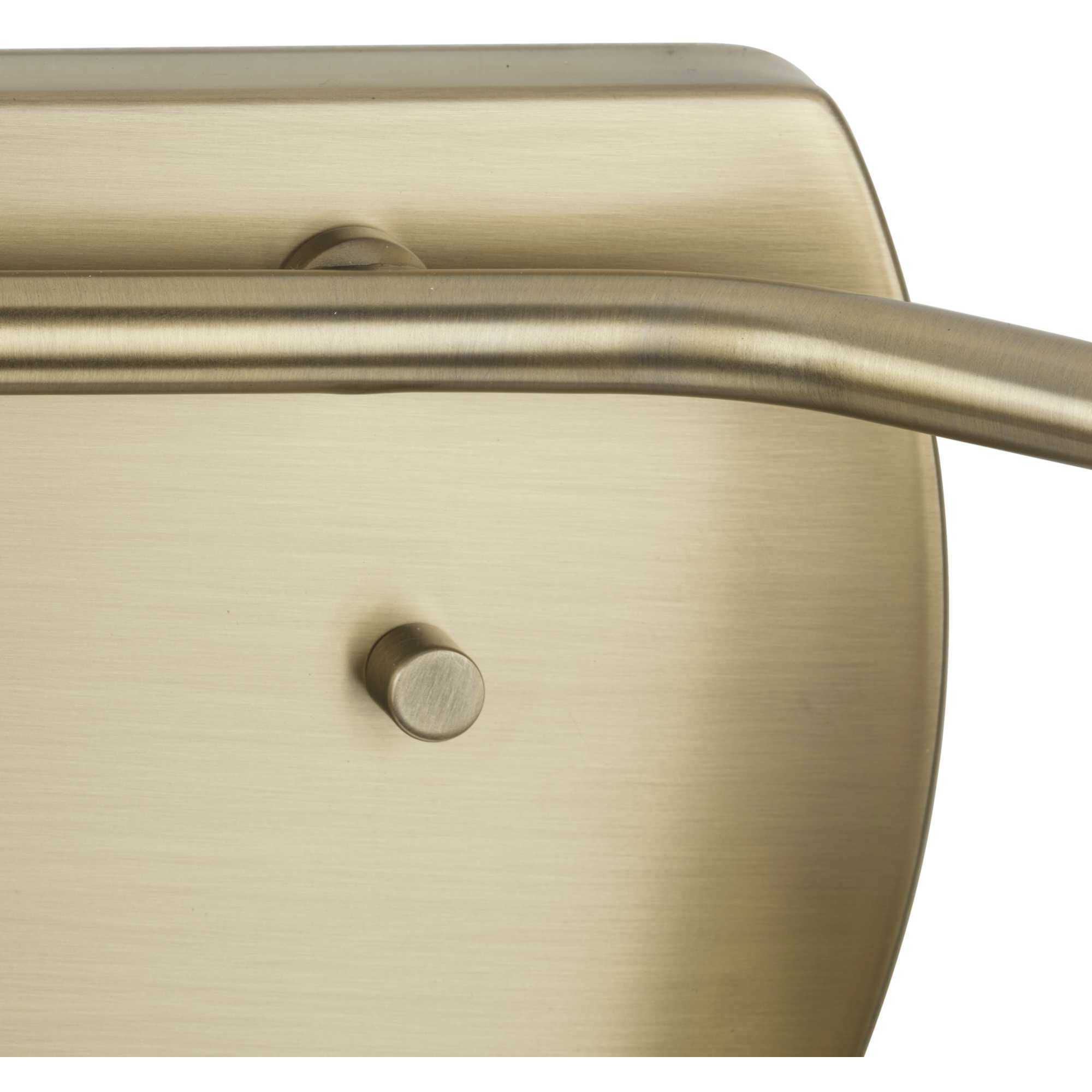 Haven 2 Light 16 inch Vintage Brass Bath Light Wall Light