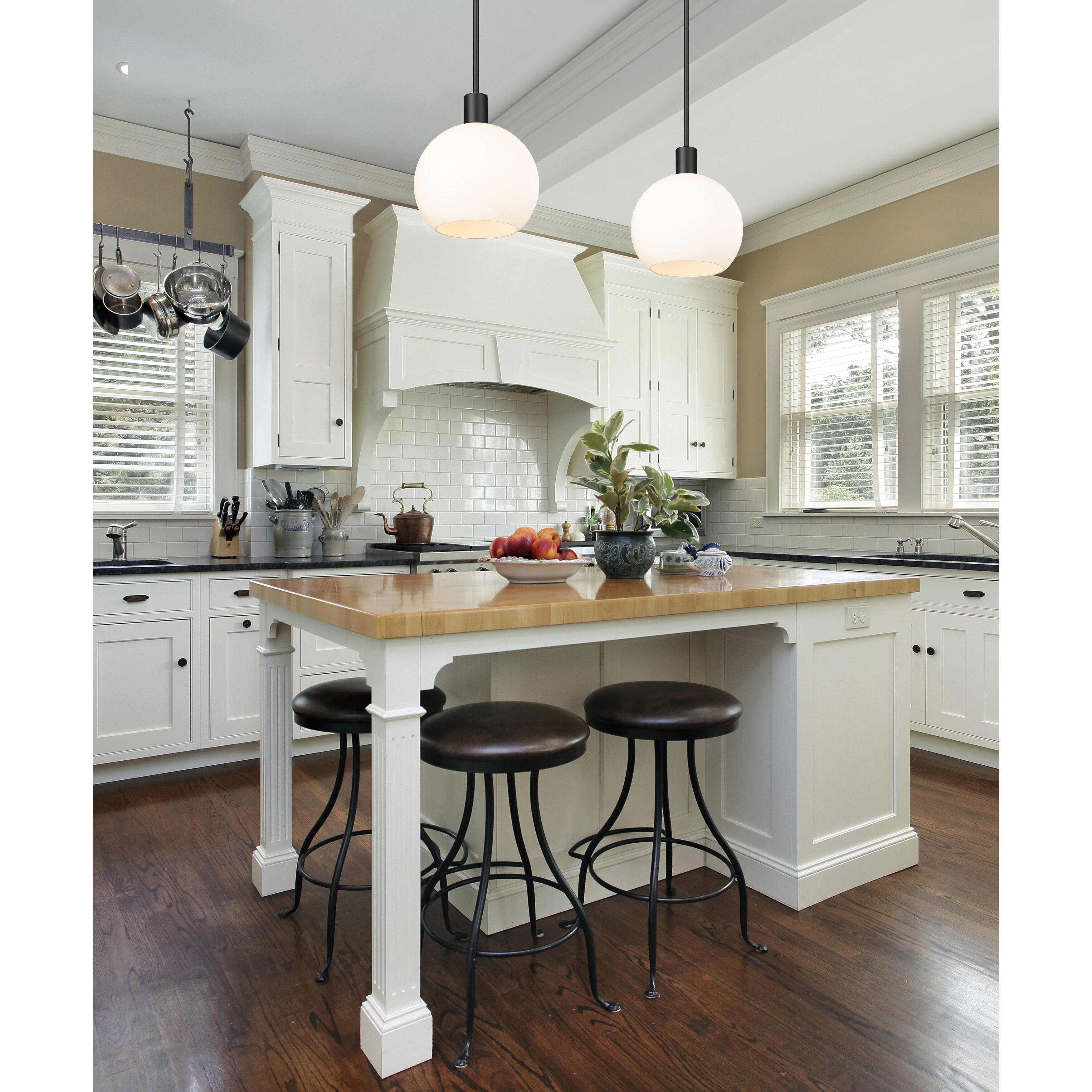 Margo 1 Light 9.75 inch Matte Black Pendant Ceiling Light