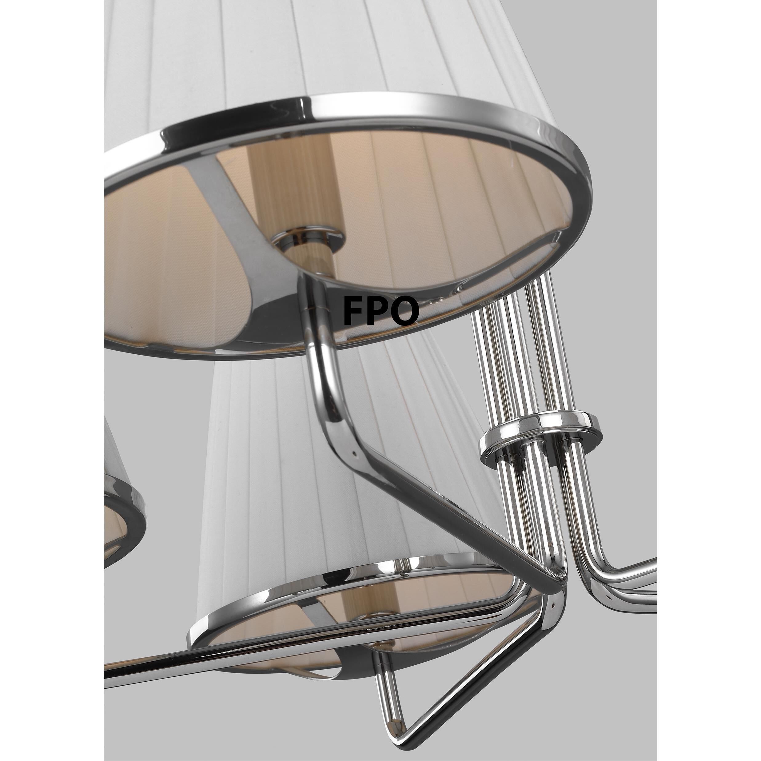 Esther 5 Light 26.63 inch Polished Nickel Chandelier Ceiling Light