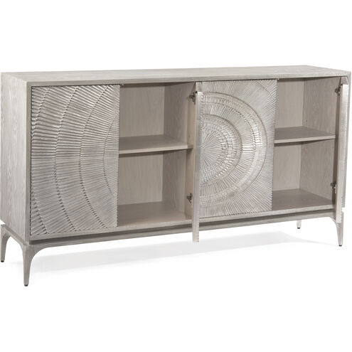 Cosmos Silver White and Grey Oak Cabinet