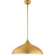 AERIN Agnes 1 Light 21 inch Gild Pendant Ceiling Light, Large