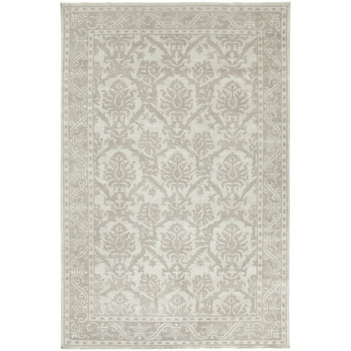 Sivas 108 X 72 inch Off-White / Medium Gray Handmade Rug