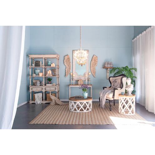 Anita 32 X 31.9 inch Natural/White Coffee Table