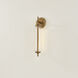 Blaze LED 16.5 inch Patina Brass Exterior Wall Sconce