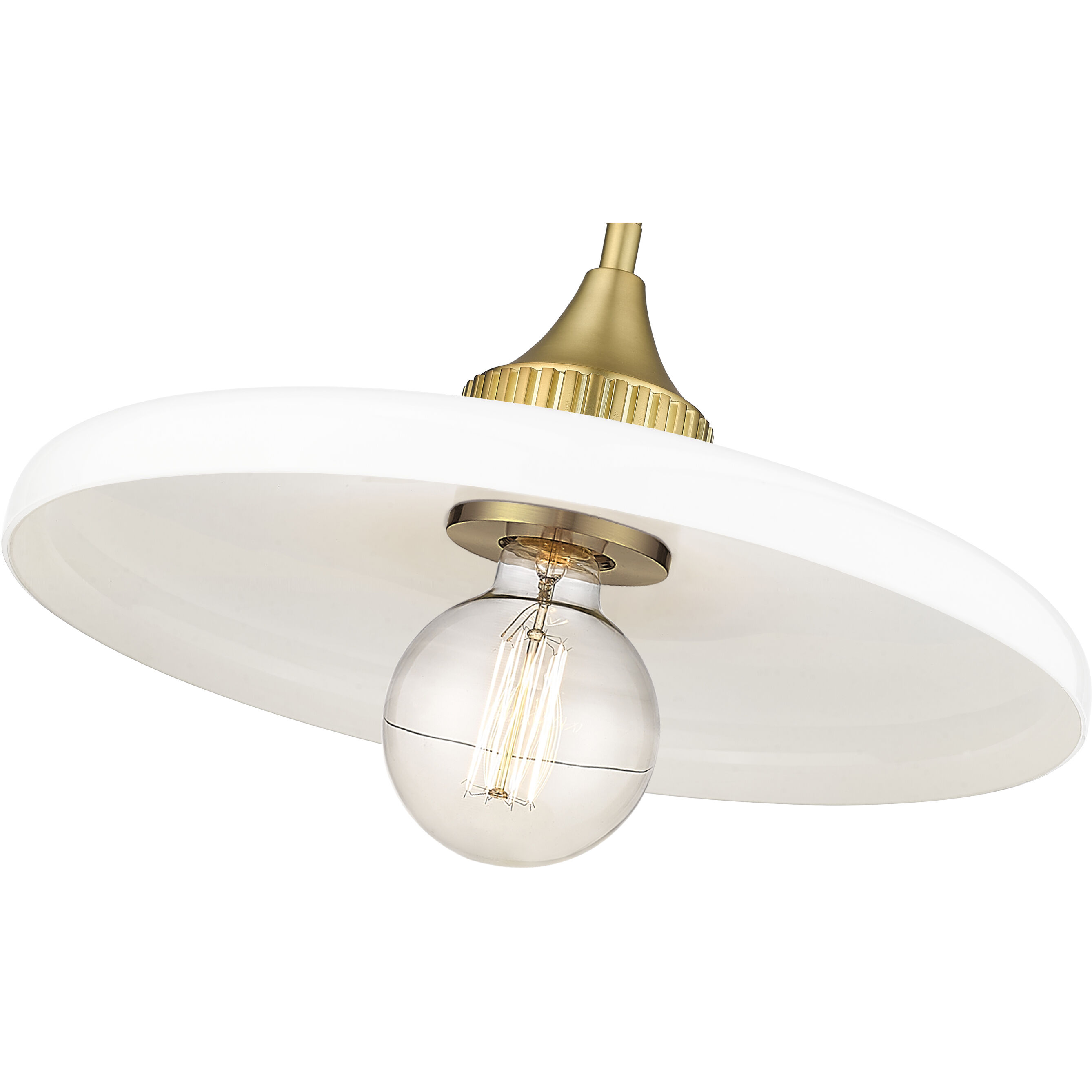 Paloma 1 Light 14 inch Olde Brass Pendant Ceiling Light in Oil Rubbed Bronze