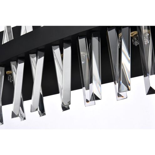 Serephina 8 Light 30 inch Black Bath Sconce Wall Light