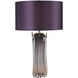 Ferrara 25 inch 60 watt Purple Table Lamp Portable Light in Incandescent