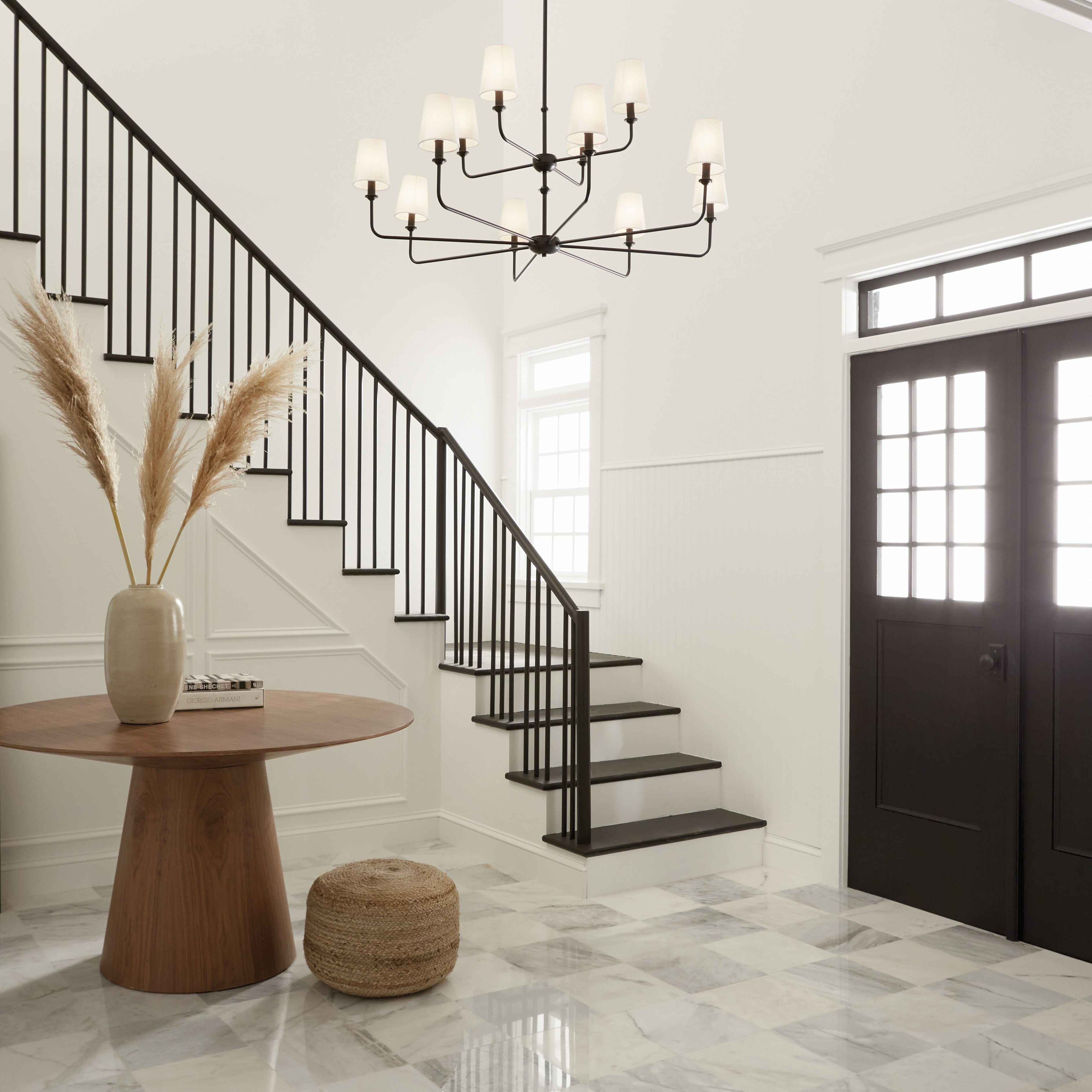 Pallas 12 Light 42.75 inch Black Chandelier Ceiling Light