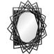 Lexicon 16 X 16 inch Matte Black Wall Mirror