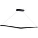 Viggo 1 Light 2.05 inch Black Multi-Light Pendant Ceiling Light, dweLED