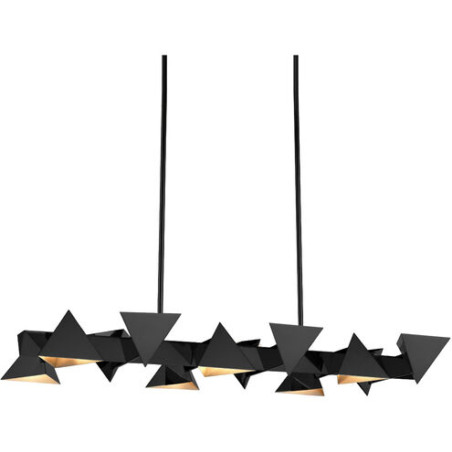 Avante 12 Light 15.5 inch Matte Black Chandelier Ceiling Light